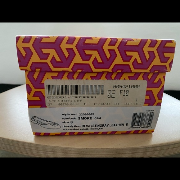 Tory Burch Reva Stingray Leather Flats - Picture 5 of 5